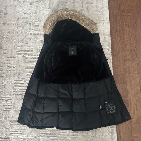 Aritzia TNA Black Mid-Length Winter Jacket - Picture 3 of 10